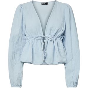 Blouse - Effen - Blouseshirt - Lange Mouw - Normale Pasvorm