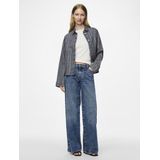 PIECES - Blouse 'Siffi' - Grey Denim - Klassieke Blouse