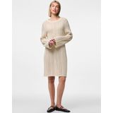 Tricot Jurken - Ronde Hals - Lange Mouwen - Regular Fit