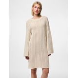 Tricot Jurken - Ronde Hals - Lange Mouwen - Regular Fit