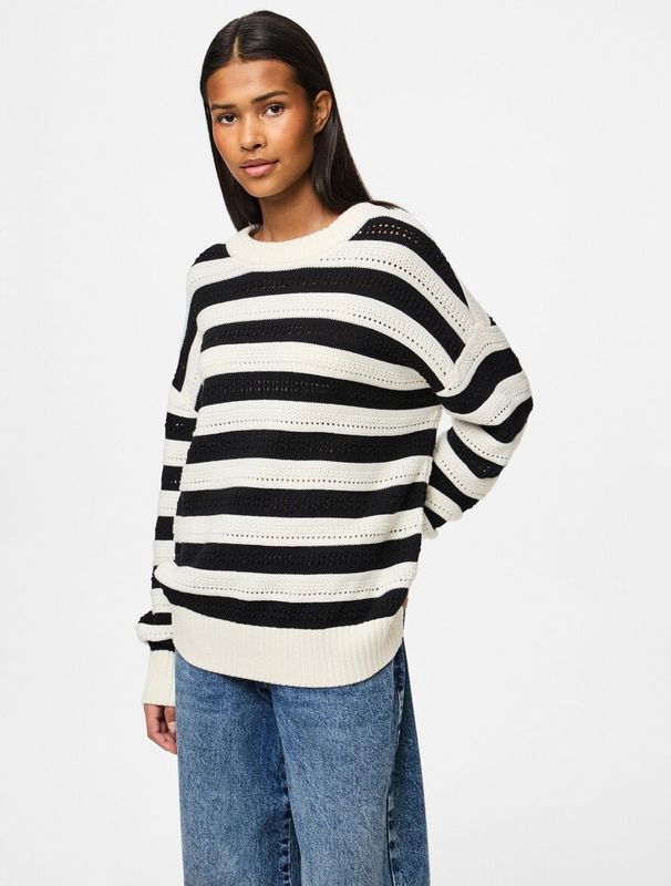 Gebreide Trui - Ronde Hals - Lange Mouwen - Comfortabel - Trendy