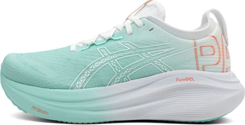 ASICS - Gel Nimbus 27 - Hardloopschoenen - Bleu Blanc - Homme