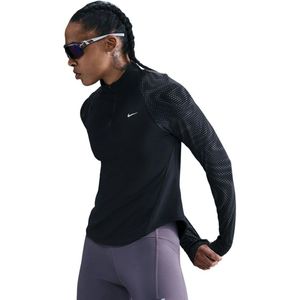 Nike Tempo Flash Dri-FIT - Hardlooptop - Blauw - Korte Rits - Dames