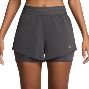 Nike - Swift Dri-FIT Mid-Rise 2-in-1 Shorts - Dames