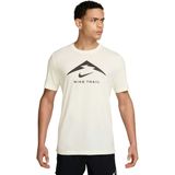 Nike - Functioneel Shirt - Donkerbruin/Wit - TRAIL