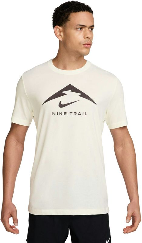 Nike - Functioneel Shirt - Donkerbruin/Wit - TRAIL