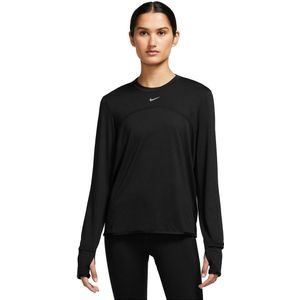 Nike - Dri-FIT Swift Element Crew Neck Shirt - Zwart - Stretchmateriaal - Lichtgewicht