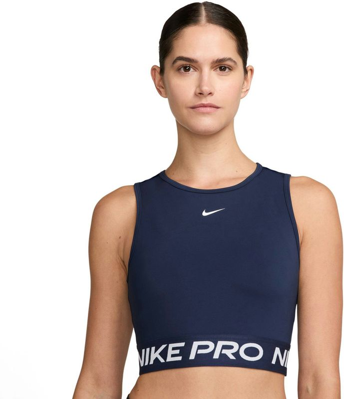 Nike Pro - Korte Tanktop - Zwart - Dri-FIT