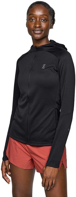 On - Climate Zip Hoodie - Dames - Met Geïntegreerde Balaclava - Zwart