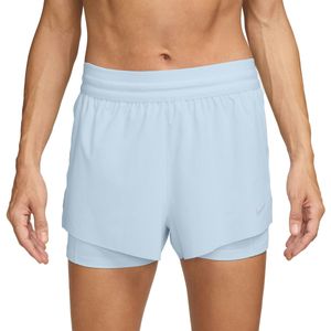 Nike - Swift Dri-FIT - Hardloopshorts - Rood - 2-in-1 met Halfhoge Taille