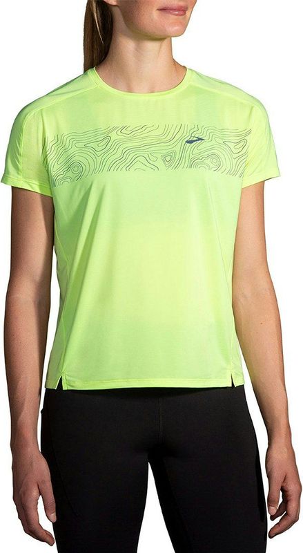 Brooks - Sprint Free T-shirt 2.0 - Dames - Lichtgewicht - Vochtafvoerend