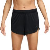 Nike Dri-FIT hardloopshorts met binnenbroekje voor dames - Zwart
