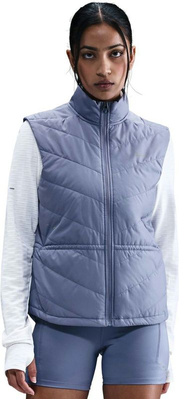 Nike Swift Therma-FIT hardloopbodywarmer voor dames - Blauw