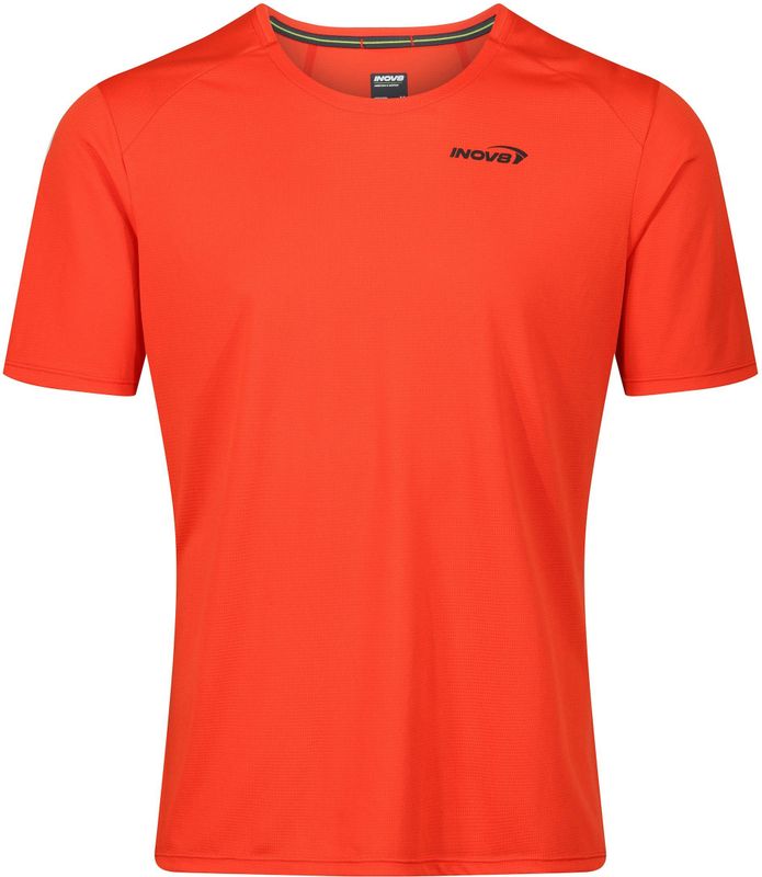 INOV8 Performance Short Sleeve T-Shirt Heren 1158 Fiery Red Red L