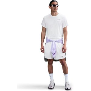 Nike - Miler Breathe - Sportshirt - Summit White - 100% Polyester