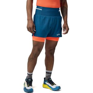 Brooks High Point 5 Inch 2-in-1 Short 2.0 Heren