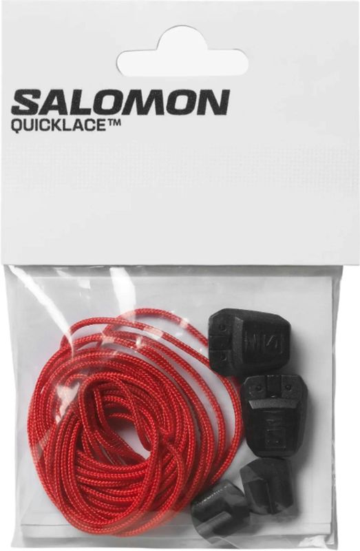 Salomon - Quicklace - Schoenverzorgingsset - Racing Rood/Zwart/Zwart