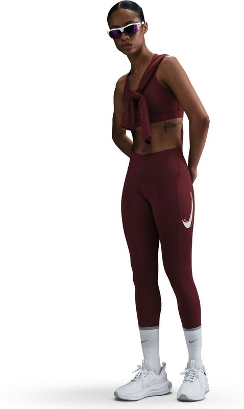 Nike - Legging - Zwart - Hoofdmateriaal - Ademend