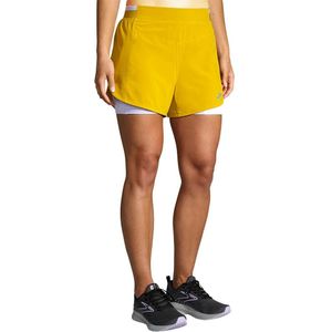 Brooks Run Within 2in1 4 Inch Short Dames