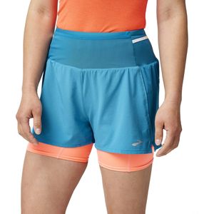 Brooks High Point 3 Inch 2-in-1 Short 2.0 Dames