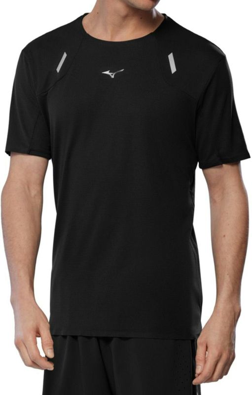Mizuno - TECH LIGHT T-SHIRT - Hardloopschoenen - Zwart