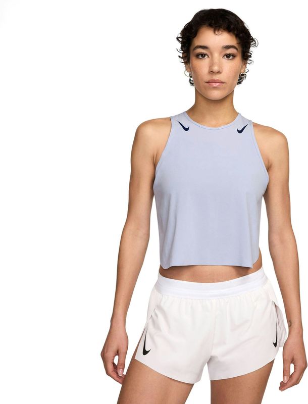 Nike - AeroSwift Dri-FIT ADV - Korte Hardlooptanktop - Wit