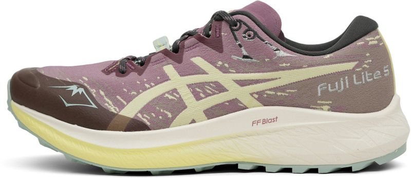 Asics - Fuji Lite 5 - Trailschoenen - Zwart - Geweven Bovenwerk