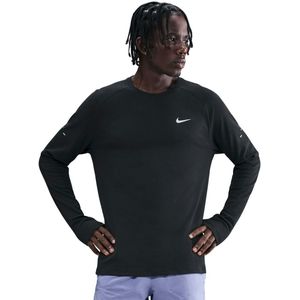 NIKE - Sportsweatshirt - Zwart - Effen - Lange Mouw