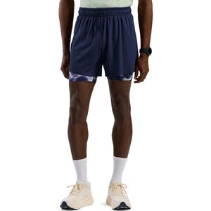 Odlo Heren Zeroweight 5 Inch Print 2-in-1 Korte broek