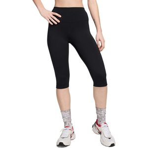 Nike - Dri-FIT One High-Rise Capri - Dames - Zwart - Dri-FIT Materiaal