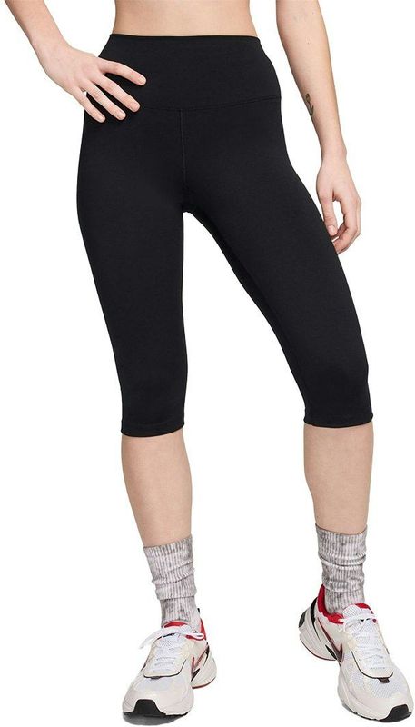 Nike - Dri-FIT One High-Rise Capri - Dames - Zwart - Dri-FIT Materiaal
