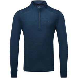 Ronhill Tech Merino Half Rits Lange Mouw T-shirt
