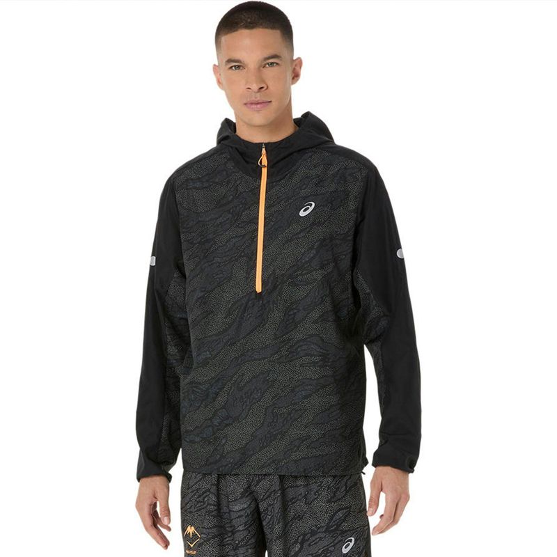 ASICS - FujiTrail Packable Windbreaker - Heren - Lichtgewicht - Windbestendig en Waterafstotend