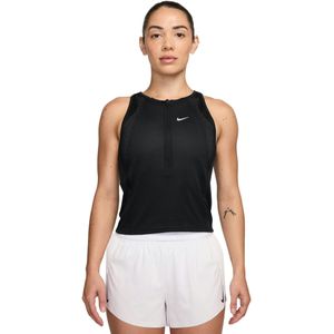 Nike Dri-FIT singlet voor dames - Zwart