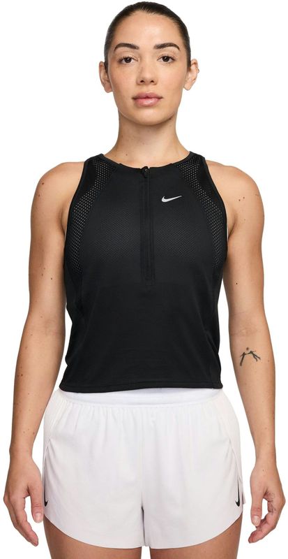 Nike Dri-FIT singlet voor dames - Zwart