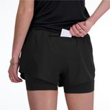 New Balance - RC 2in1 3 Inch Short - Hardlooprok - Dames