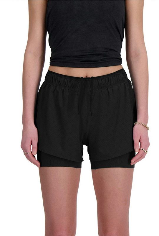 New Balance - RC 2in1 3 Inch Short - Hardlooprok - Dames