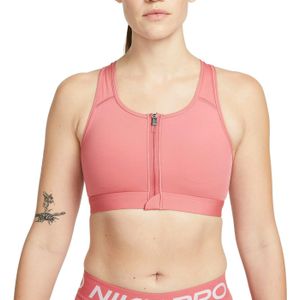 Nike - Dri-FIT Swoosh Zip-Front Bra - Sport-bh - Dames