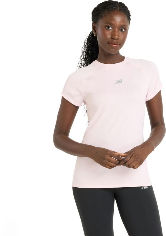 New Balance Seasonal Jacquard T-shirt T-shirt Met Korte Mouwen