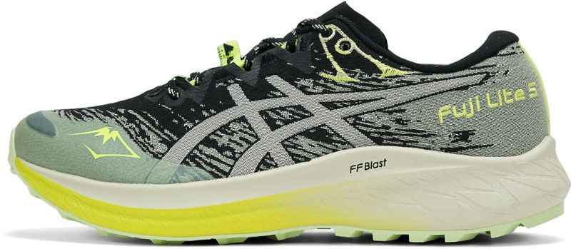 Asics - Fuji Lite 5 - Trailschoenen - Zwart - Geweven Bovenwerk