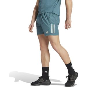 adidas Own The Run Heather 5 Inch Short Heren