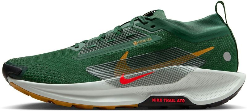 NIKE Pegasus Trail 5 Gore-Tex Herensneakers, 40,5 EU, Fir Bright Crimson Clay Green, 40.5 EU