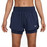 Nike - One Dri-FIT Mid-Rise 3 Inch 2-in-1 Shorts - Dames