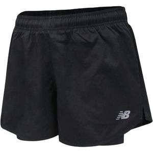 New Balance - Sport 2in1 - Hardloopshort - Zwart - NB DRY-technologie