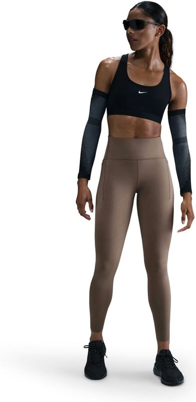 Nike - Swift Dri-FIT Tights - Zwart - Dames - Sportmateriaal