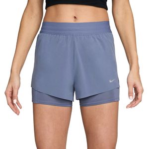 Nike - Swift Dri-FIT Mid-Rise 2-in-1 Shorts - Dames