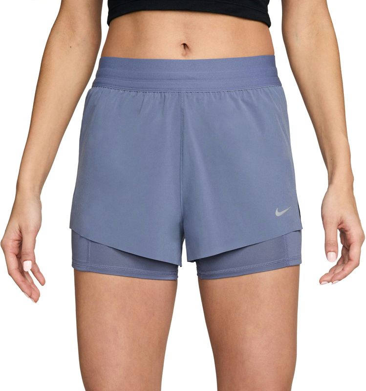 Nike - Swift Dri-FIT Mid-Rise 2-in-1 Shorts - Dames