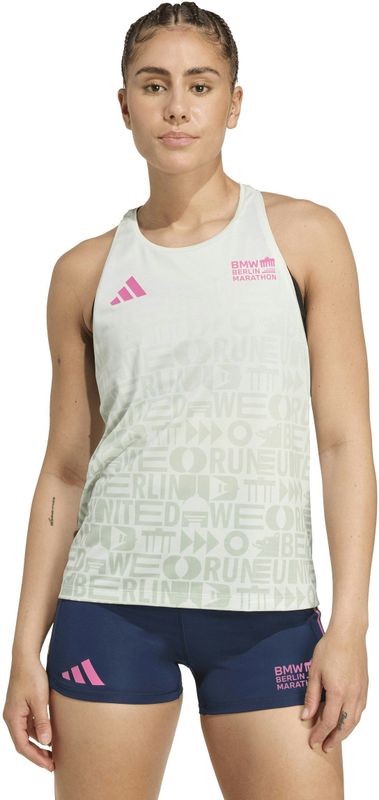adidas - Berlin-Marathon 2025 - Tanktop - Groen - All Over Print