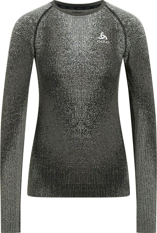 Odlo - Bl Top Crew Neck L/S Blackcomb Eco - Ondershirt - Black