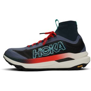 Hoka - Tecton X 3 - Damesschoenen - Blauw Rood - Hardloopschoenen
